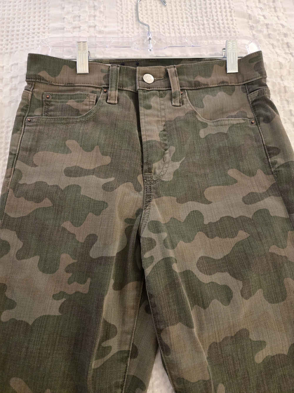 GAP True Skinny Ankle High-Rise Jeans - Olive Green